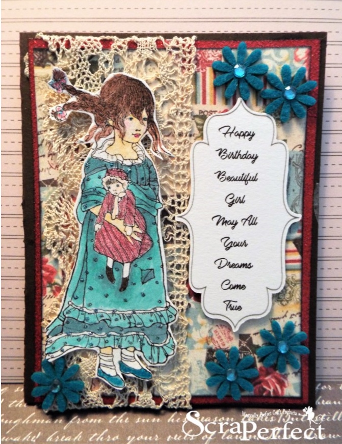 Creating Cards Using Glitter Cardstock 