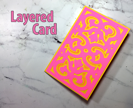 layered card